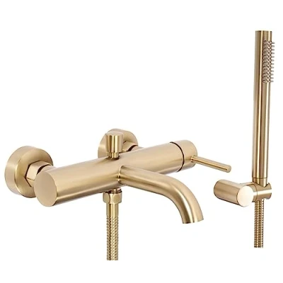 Image of REA B8010 Bathroom tap for Bath Lungo Gold B8010, Brushed