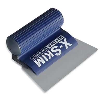 Image of REFINA X SKIM Skimming Blade 7 (180mm) Plastering Spatula with Interchangeable Plastic Plazi Roll Grip Rendering, Flooring, Drywalling &amp; Tools
