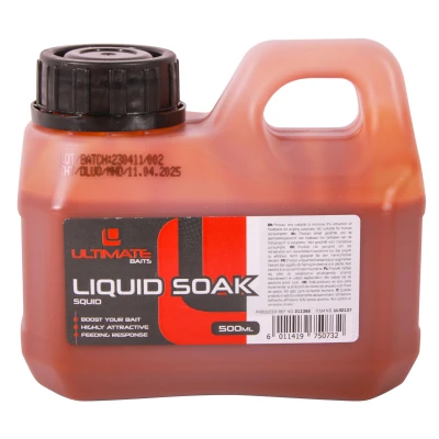Image of Ultimate Baits Liquid Soak 500ml Squid Boilie flavour