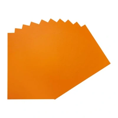 Image of Pack of 50 A4 Orange Coloured Card 160gsm Sheets