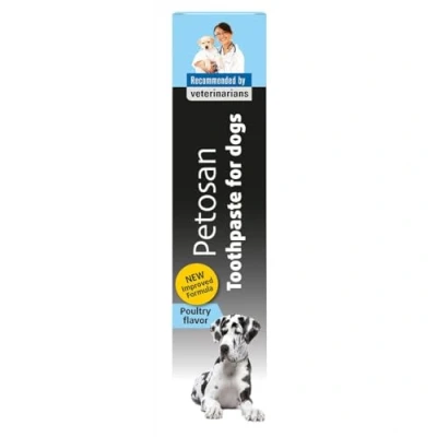 Image of Petosan Toothpaste for Dogs, Anti Tartar Poultry Flavor Oral Cleaner