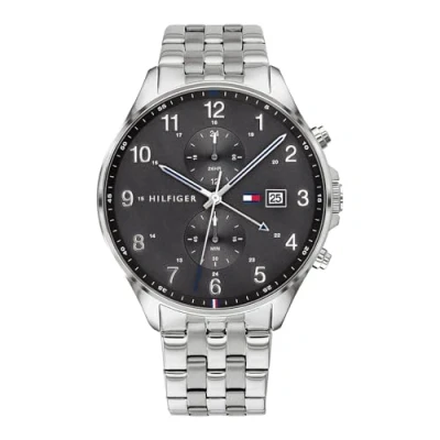 Image of Tommy Hilfiger Analogue Multifunction Quartz Watch for Men with Silver Stainless Steel Bracelet 1791707