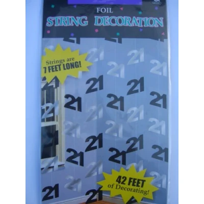 Image of amscan International Time to Party Hanging String Decoration 21