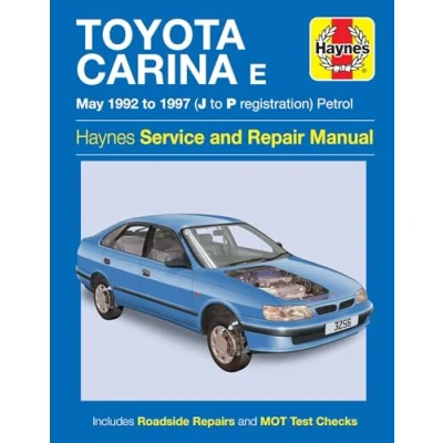 Image of Toyota Carina E Petrol (May 92 97) Haynes Repair Manual (Paperback)