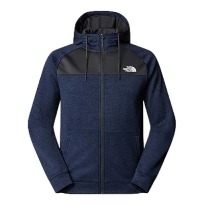 Image of The North Face Reaxion FULL ZIP Hoodie Zipup sweatshirt, Men&#039;s, Size: Large, Black/asphalt grey