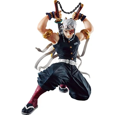 Image of Bandai Spirits Ichibansho Ichiban Demon Slayer: Kimetsu no Yaiba Tengen Uzui Things Are Gonna Get Real Flashy from Right now! (Tengen Is Here Figure,Black and White,M