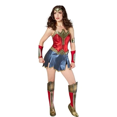 Image of Rubie&#039;s Women&#039;s DC Comics WW84 Wonder Woman Costume Set red XS