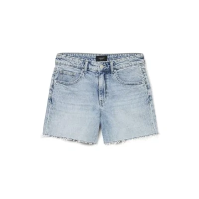 Image of VERO MODA Women&#039;s Vmtess Mr DNM Shorts Mix Ga Noos, Light Blue (Light Denim), L