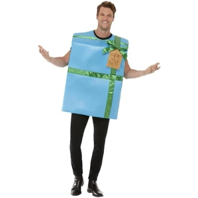 Image of Smiffys God&#039;s Gift Costume, Blue, Funny Fancy Dress, Comedy Dress Up Costumes