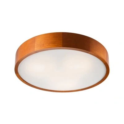 Image of Round Cylindrical Ceiling Light Rustic, 3x E27