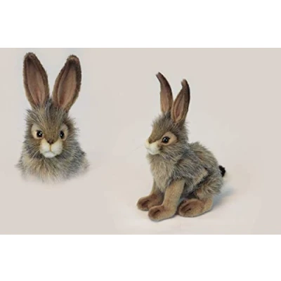 Image of Sitting Jack Rabbit by Hansa 3581 Plush Soft Toy