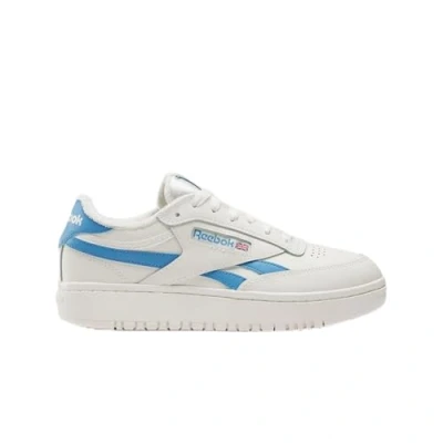 Image of Reebok Classic CLUB C Double Revenge Trainers, Women&#039;s, Size: 5, Chalk/essential blue leather and imitation
