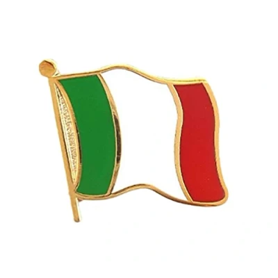 Image of ITALY ITALIAN EUROPEAN NATIONAL FLAG QUALITY ENAMEL LAPEL PIN BADGE