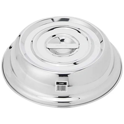 Image of Genware NEV 21683 Plate Cover, Round Stainless Steel, For 10&quot; Plates