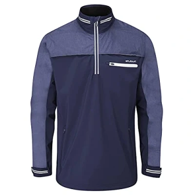 Image of Stuburt Golf Mens Evolution Reflective Waterproof Jacket Midnight M