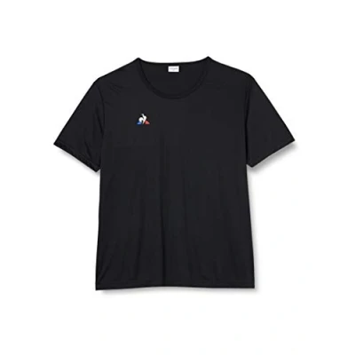 Image of Le Coq Sportif N1 Match jersey MC Black T Shirt, Women, womens, 1621308, Black, 3XL
