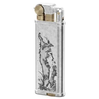 Image of VVAY Vintage Petrol Lighter, Wolf, Sold without Fluid