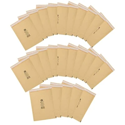 Image of AB Tools 25pk Genuine Gold Jiffy Bag Airkraft Bubble Padded Mail Envelope Size 5