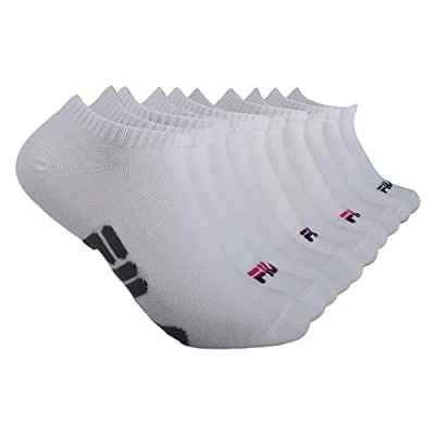 Image of Fila Women&#039;s Show Socks, White (10 Pack), One Size (Pack of 10)