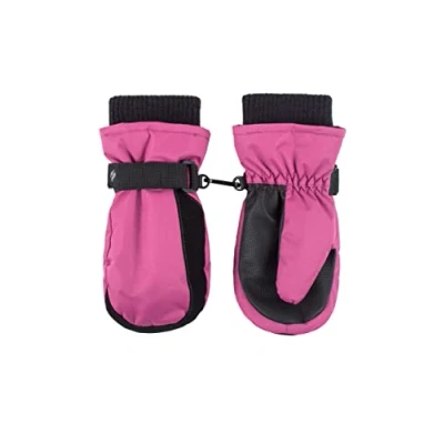 Image of Kids 1 Pair SOCKSHOP Heat Holders Snowday Performance Mittens Rose 3 6 Years