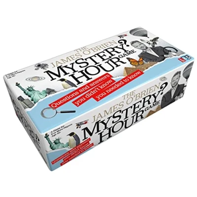 Image of Big Sky Games The James O’Brien Mystery Hour Board Game Ages 12+ 2+ Players 60 Minutes Playing Time