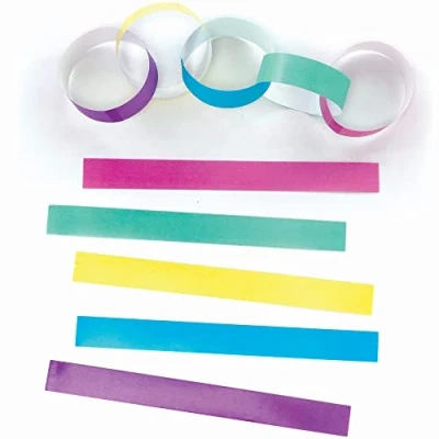 Image of Ross Pastel Chains Pack of 300, Paper Spring Crafts for Kids (FC336),