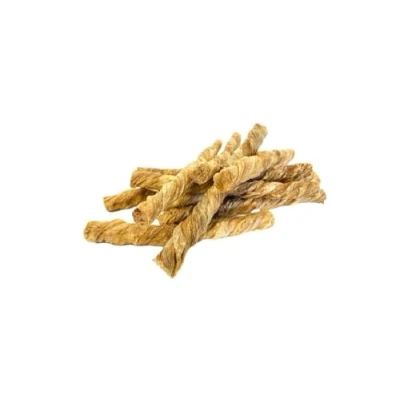 Image of Premium Air Dried Beef Bladder Twists 100g Approximately 10 Natural Chews for Dogs High Protein, Grain Free Dental Treats Suitable Puppies And All Dog Breeds