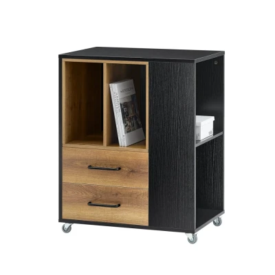 Image of Home Office File Cabinet Printer Stand Storage Side Cabinet,ASK01 PF Sobuy