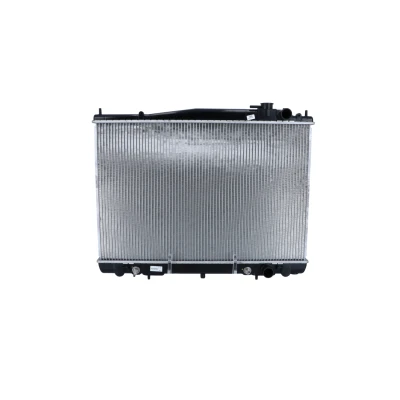 Image of 214604S100, 214609Z000 Engine radiator NRF 56084 Aluminium 691mm 450mm 23mm with mounting parts Brazed cooling fins