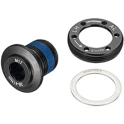 Image of FSA Unisex&#039;s Mega Exo QR 17 Gossamer and Comet NBD Crank Bolt, Black, Size M17