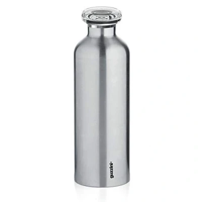 Image of Guzzini Bottles, Stainless Steel Polypropylene, Steel/Silver, One Size