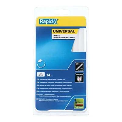 Image of Rapid Multi Purpose White Hot Glue Sticks, Diameter: 12 mm, Length: 190 250 g, 40107361