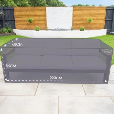 Image of Harrier Waterproof Garden Furniture Covers │ Multiple Sizes PU Coated (220cm x 84cm 68cm)