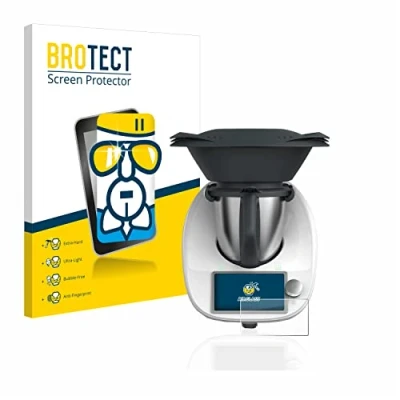Image of brotect Glass Screen Protector Film compatible with Vorwerk Thermomix TM6 / BimbyTM6 Foil 9H Protection [Scratch Resistant, High Clarity]