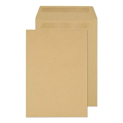Image of Blake Purely Everyday 254 x 178 mm 115 gsm Pocket Self Seal Envelopes (13886) Manilla Pack of 250