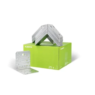 Image of Angle Connector 100 x 90 mm / 25 STK. Oberflaeche: sendzimirverzinkt