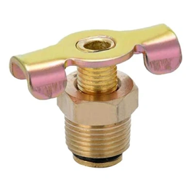 Image of Amagogo Air Tank Drain Valve Switch Plug Screw Brass with T Handle 3/8inch