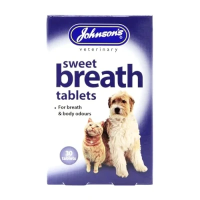 Image of Johnsons Vet Sweet Breath Tablets, Pack of 30