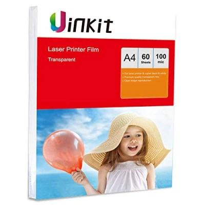 Image of A4 Overhead Projector Film 60sheets OHP for Laser Jet Printer and Copier Only 210x297mm Uinkit