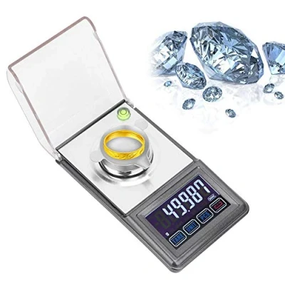 Image of Scale,Jarchii Electronic Scale, 0.0001g 50g g/ct/dwt/ozt/gn/Tl/OZ High Precision Digital Balance Scale Jewelry Weight Gram Scales for Cooking Weighing