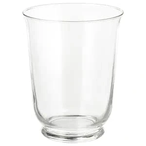 Image of POMP Vase/lantern, clear glass18 cm+ Free Finchley Refill Pen (1)