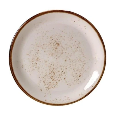Image of Steelite V564 Craft Coupe Plate, Alumina Vitrified Ceramic, 20.3 cm Diameter, By Colour Patterned (Pack of 24)