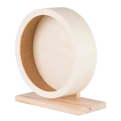 Image of Trixie Wooden Exercise Wheel for Rodents 33 cm Diameter 1 Unit