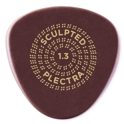 Image of Dunlop Primetone 1.3mm Sculpted Plectra Guitar Picks, Smooth, 12 Pack