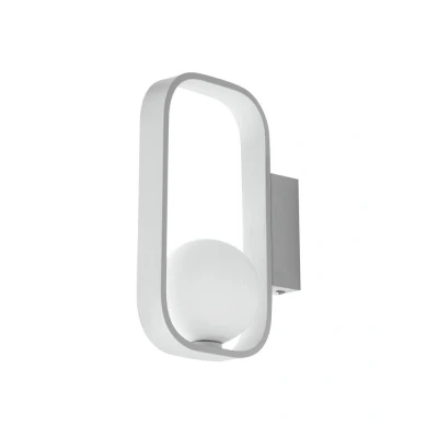 Image of Roxy Wall Globe Lamp, White, G9