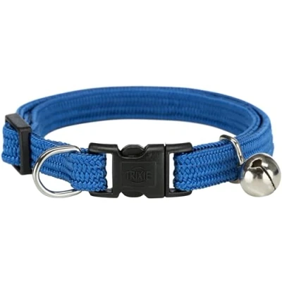 Image of TRIXIE cat collar neck circumference 18 31 cm infinitely adjustable webbing with clip random selection 4154
