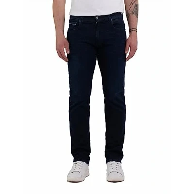 Image of Replay Grover Pants Straight leg jeans, Men&#039;s, Size: 30x30, Dark blue