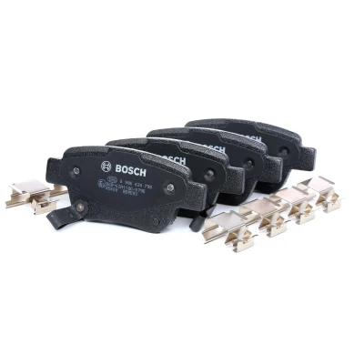 Image of 0446605010, 0446605020, 0446628110, 446605010, 446605020 Brake pad set BOSCH 0 986 424 798 TOYOTA: Avensis II Hatchback, Station Wagon