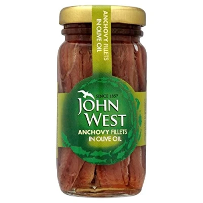 Image of John West Anchovy Fillets in Olive Oil (100g)