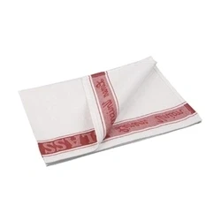 Image of Vogue Glass Cloth Red